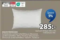 JYSK ENGVIK FIBERKUDDE erbjuda