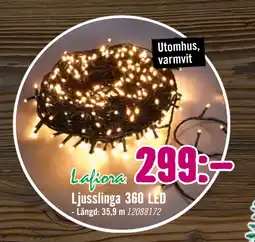 Hornbach Ljusslinga 360 LED erbjuda