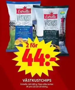 ICA Maxi ESTRELLA Västkustchips erbjuda