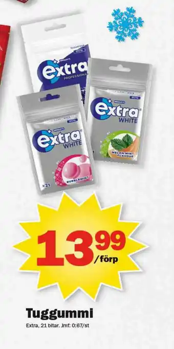 Pekås Tuggummi erbjuda