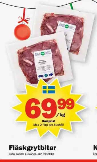 Pekås Fläskgrytbitar erbjuda