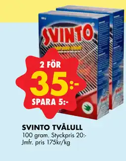 ÖoB SVINTO TVÅLULL erbjuda