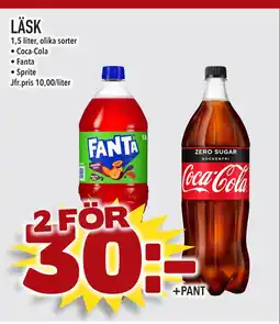 Supergrossen LÄSK erbjuda