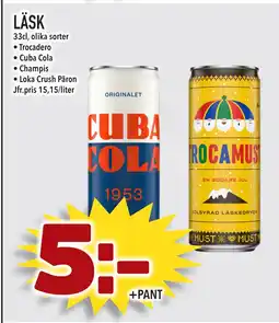 Supergrossen LÄSK erbjuda