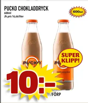Nya Pulsen PUCKO CHOKLADDRYCK erbjuda