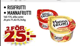 Nya Pulsen RISIFRUTTI • MANNAFRUTTI erbjuda
