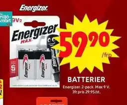 ICA Maxi ENERGIZER Batterier erbjuda