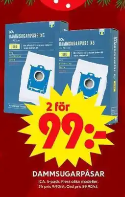ICA Maxi ICA Dammsugarpåsar erbjuda