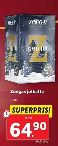 Lidl ZOEGAS julkaffe erbjuda