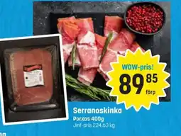 Serranoskinka Porxas