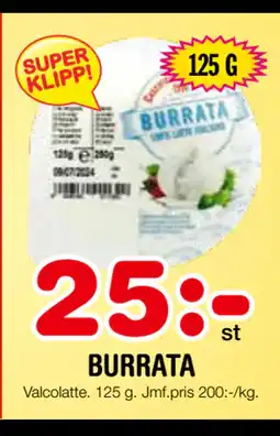 Nya Pulsen BURRATA erbjuda