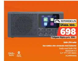 Power DAB+/FM radio erbjuda