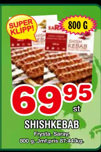 Nya Pulsen SHISHKEBAB erbjuda