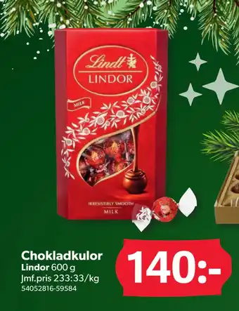 DollarStore Chokladkulor erbjuda