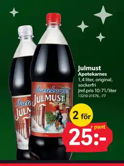 DollarStore Julmust erbjuda