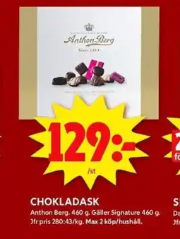 ANTHON BERG Chokladask