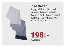 Erlandsons Brygga Pläd Valter erbjuda