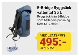 Erlandsons Brygga E-Bridge Ryggsäck vattentät 35 L erbjuda