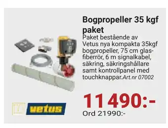 Erlandsons Brygga Bogpropeller 35 kgf paket erbjuda