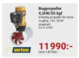 Erlandsons Brygga Bogpropeller 4,2HK/55 kgf erbjuda