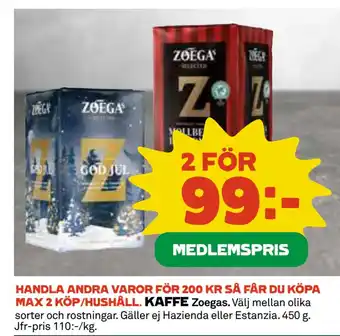 Coop KAFFE erbjuda