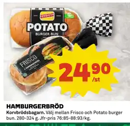 Coop HAMBURGERBRÖD erbjuda