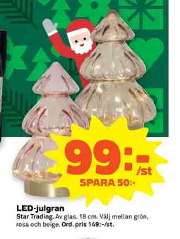 Stora Coop LED-julgran erbjuda