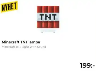 Teknikmagasinet Nyhet Minecraft TNT Lampa erbjuda