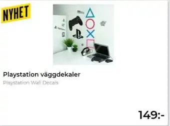 Teknikmagasinet Nyhet Playstation Väggdekaler erbjuda