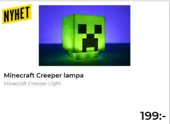 Teknikmagasinet Nyhet Minecraft Creeper Iampa erbjuda
