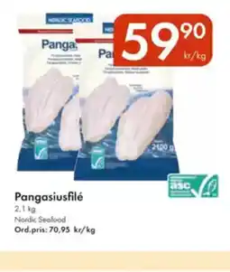 Snabbgross Nordic Seafood Pangasiusfilé erbjuda