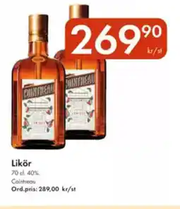 Snabbgross COINTREAU Likör erbjuda