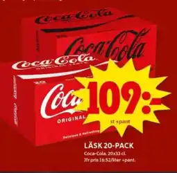 ICA Kvantum COCA-COLA Lask erbjuda