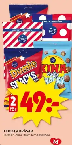 ICA Kvantum FAZER Chokladpåsar erbjuda