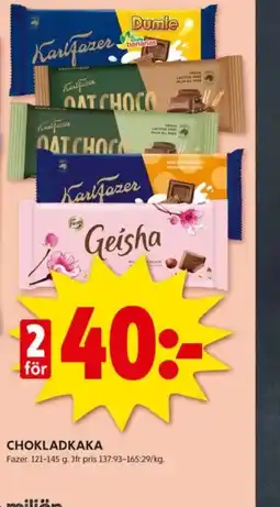 ICA Kvantum FAZER Chokladkaka erbjuda