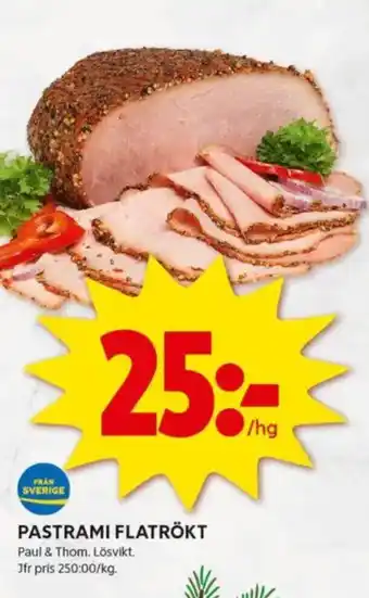 ICA Kvantum Pastrami flatrökt erbjuda