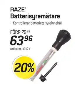 thansen Batterisyremätare erbjuda