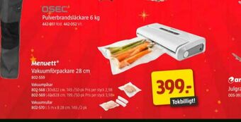 Jula Menuett Vakuumpåsar erbjuda