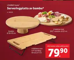 Serveringsplatta av bambu