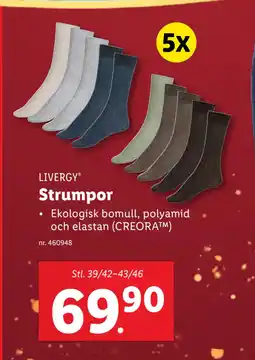 Lidl Strumpor erbjuda