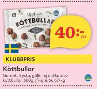 Hemköp GARANT Köttbullar erbjuda