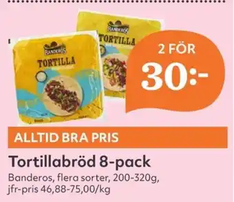 Hemköp BANDEROS Tortillabröd erbjuda