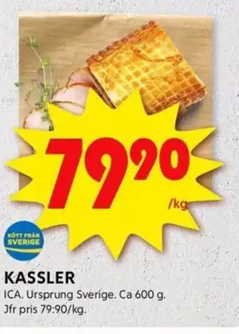 ICA Kvantum ICA Kassler erbjuda