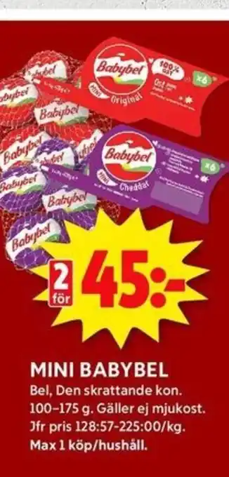 ICA Kvantum Mini babybel erbjuda