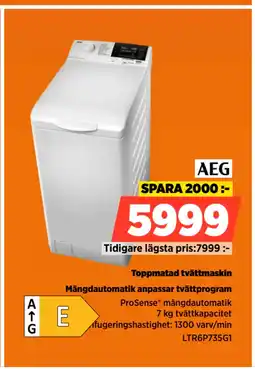 Power Toppmatad tvättmaskin erbjuda