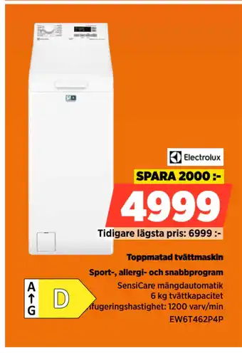 Power Toppmatad tvättmaskin erbjuda