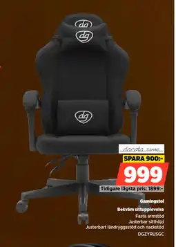 Power Gamingstol erbjuda