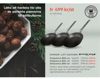 Electrolux Home PANNOR I LÄTT GJUTJÄRN erbjuda