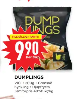 Willys DUMPLINGS erbjuda