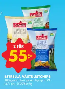 ÖoB ESTRELLA VÄSTKUSTCHIPS erbjuda